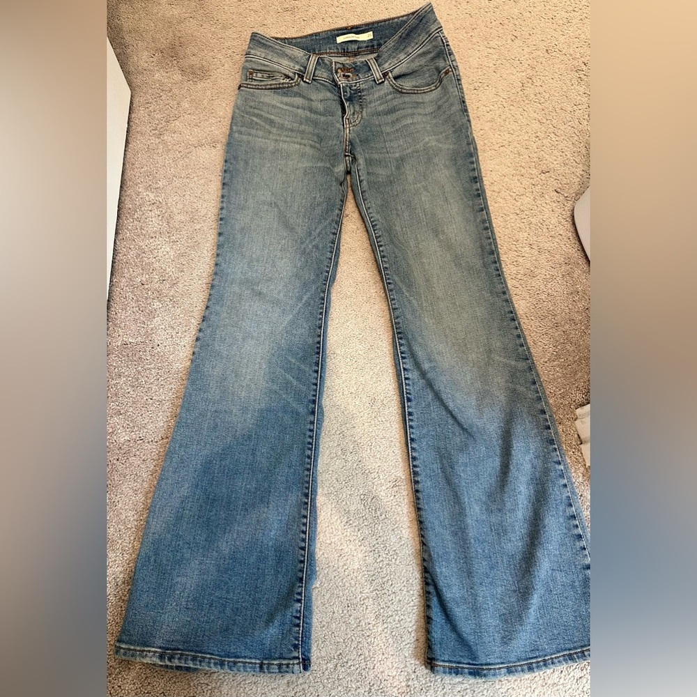 Levi's Super Low Flare Blue Women's Jeans